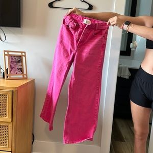 urban outfitters pink jeans